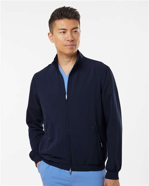 Men's Wolfe Everyday Full-Zip 6-Pocket Scrub Jacket