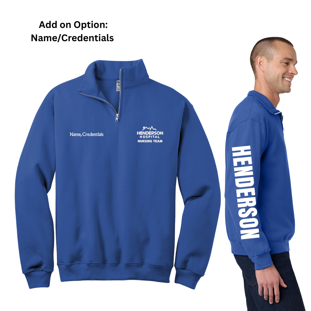Nursing Team Only - Quarter Zip Henderson Hospital Nursing Team