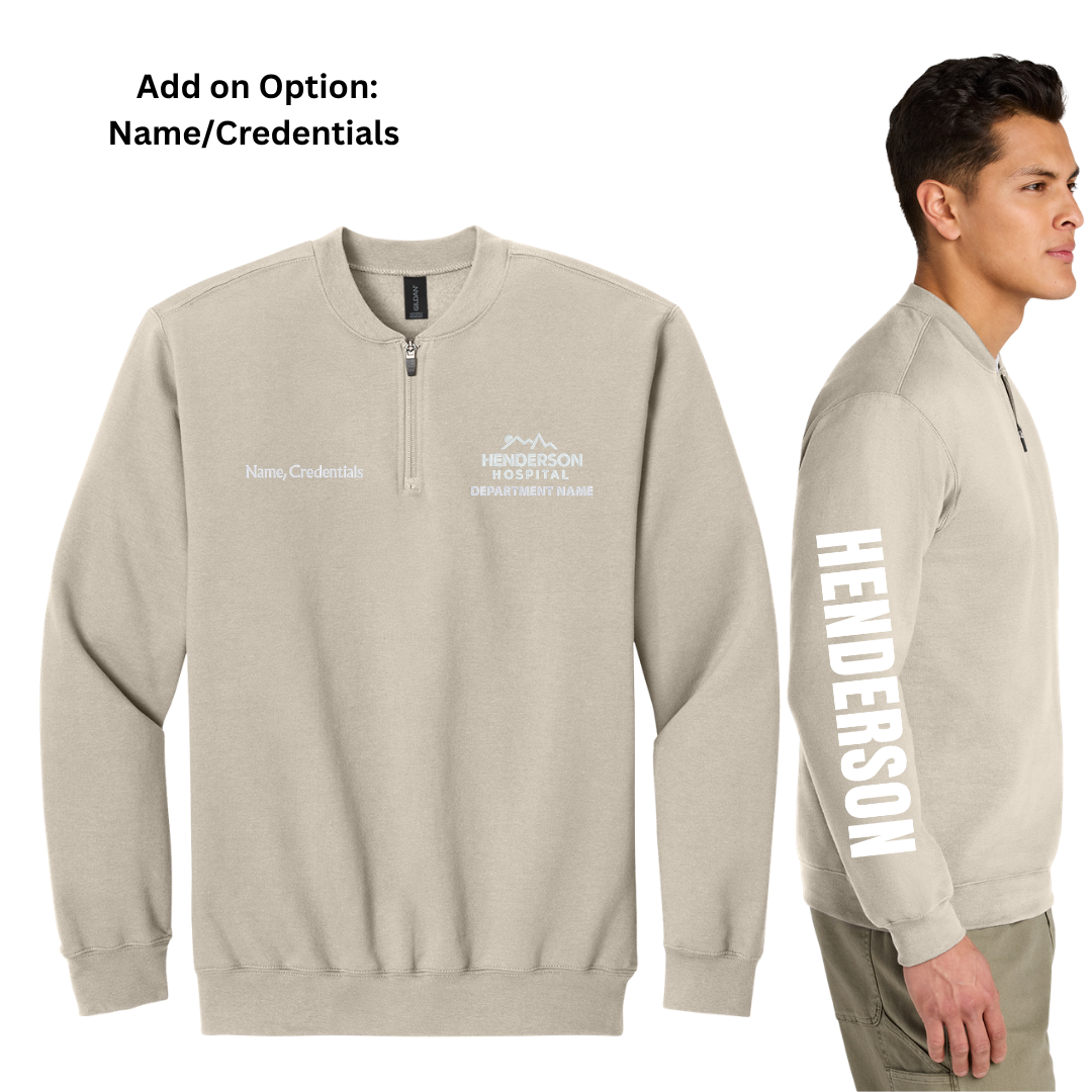 Housekeeping - Dept. 1/4 Zip Pullover - Henderson Hospital