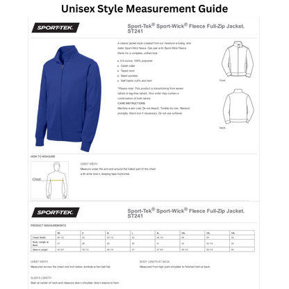 NICU Nurse Full Zip Jacket - Personalized