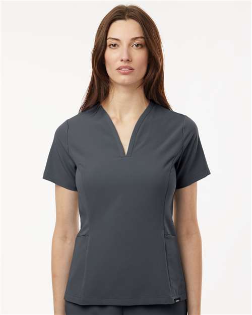 Women's Calix Fit & Flare Scrub V-Neck Top