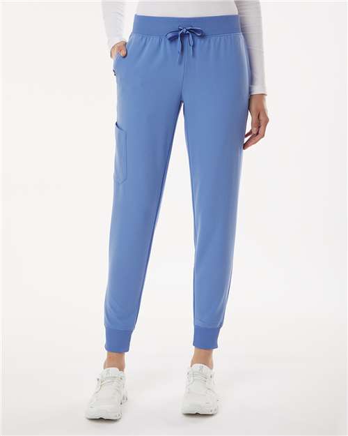 Women's Petite Sizes Silex Knit-Waist Scrub Joggers