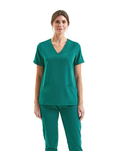 Women's Invincible V-Neck Stretch Scrub Top