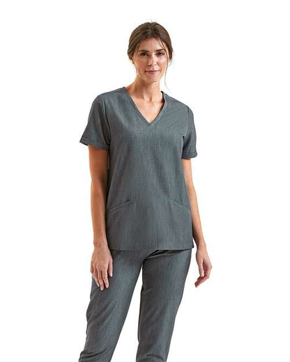 Women's Invincible V-Neck Stretch Scrub Top