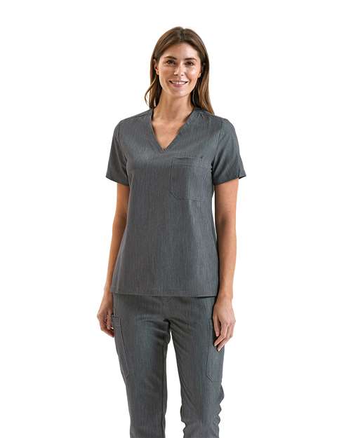 Women's Limitless V-Neck Stretch Scrub Top
