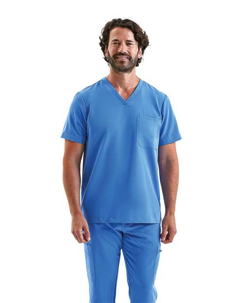 Men's Limitless V-Neck Stretch Scrub Top