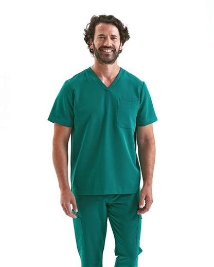 Men's Limitless V-Neck Stretch Scrub Top