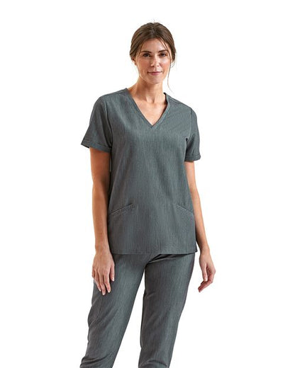 Women's Invincible V-Neck Stretch Scrub Top