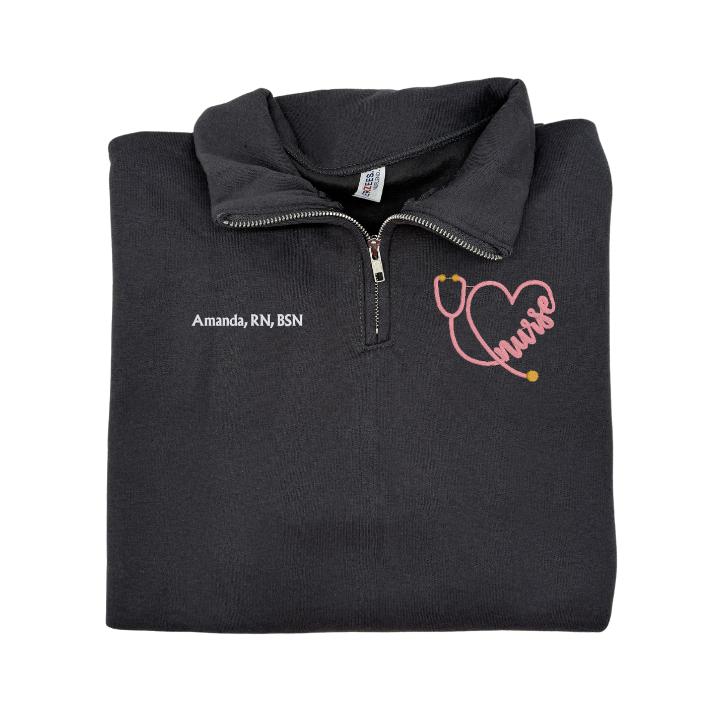 Nurse Custom Sweater 1/4 zip up
