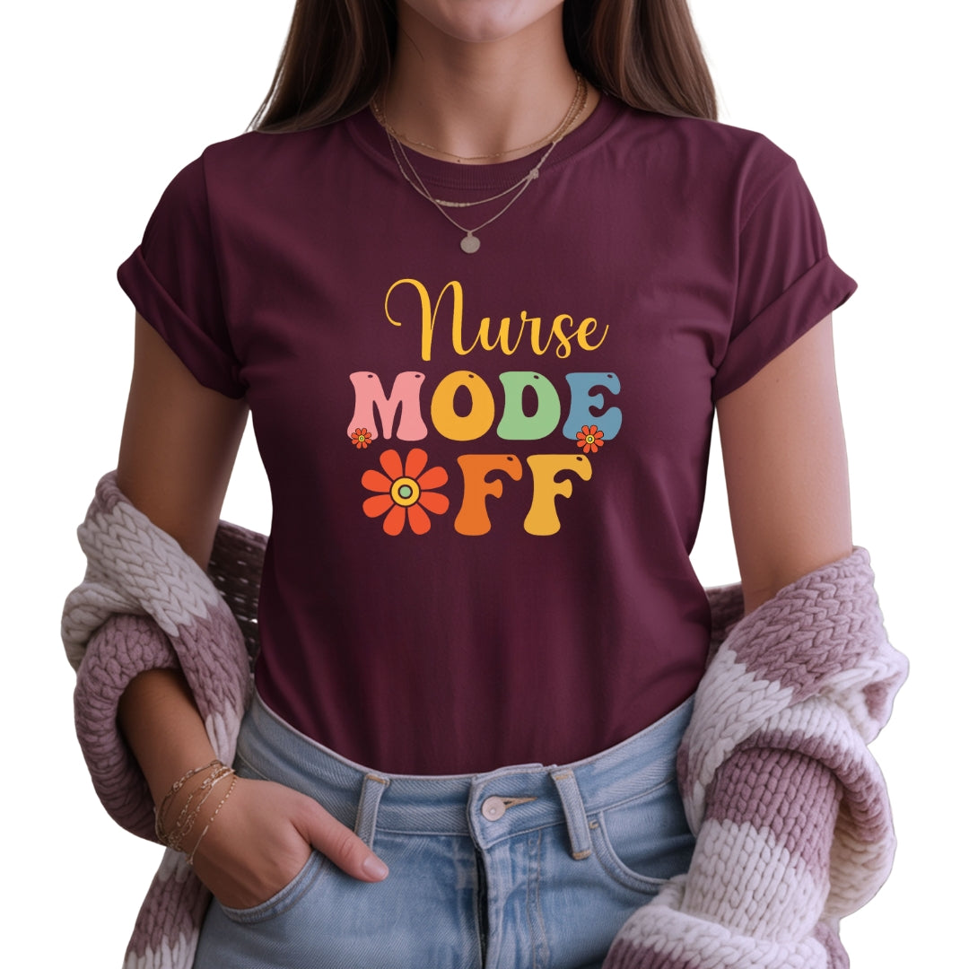 Nurse Mode Off – Retro Vintage T-Shirt