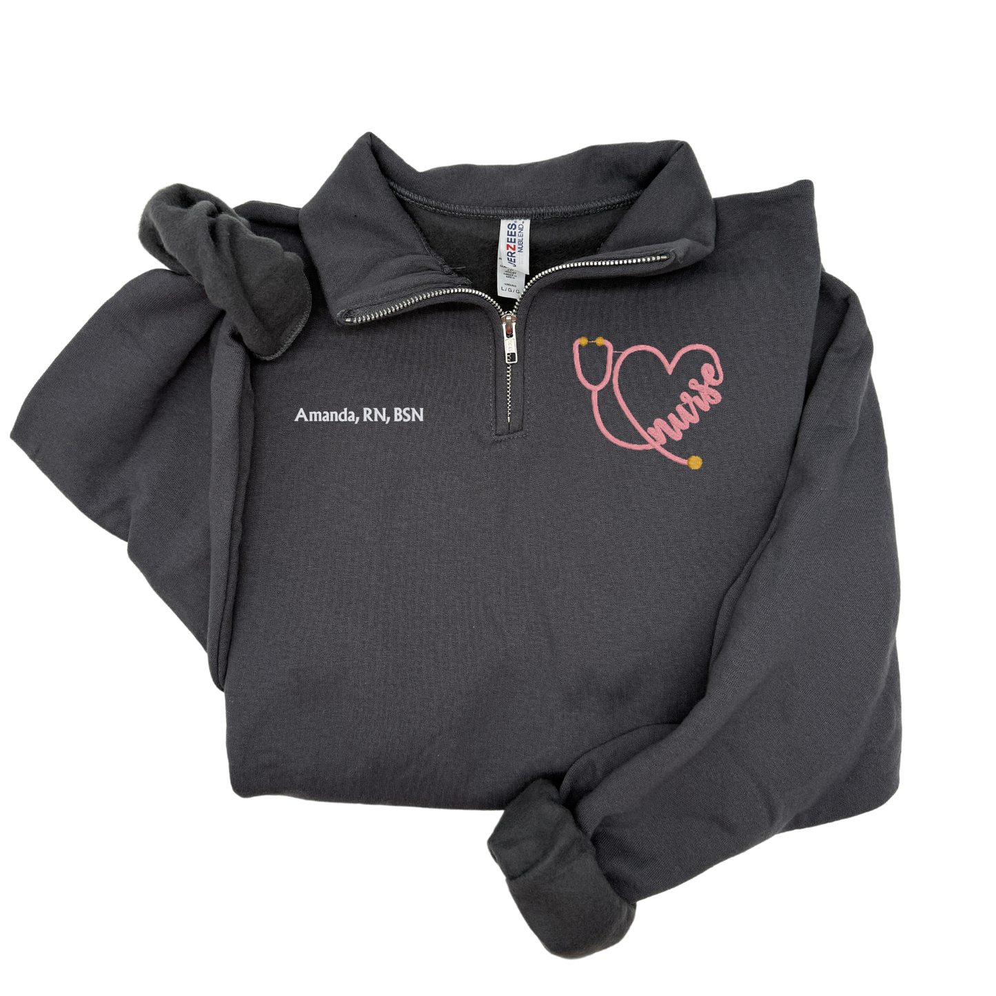 Nurse Custom Sweater 1/4 zip up