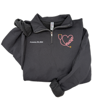 Nurse Custom Sweater 1/4 zip up