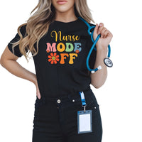 Nurse Mode Off – Retro Vintage T-Shirt