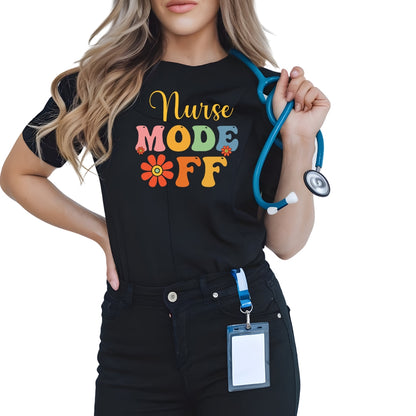 Nurse Mode Off – Retro Vintage T-Shirt