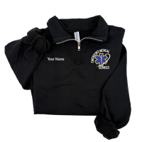 Emergency Medical Services Logo Sweater Custom 1/4 zip up