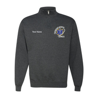 Emergency Medical Services Logo Sweater Custom 1/4 zip up