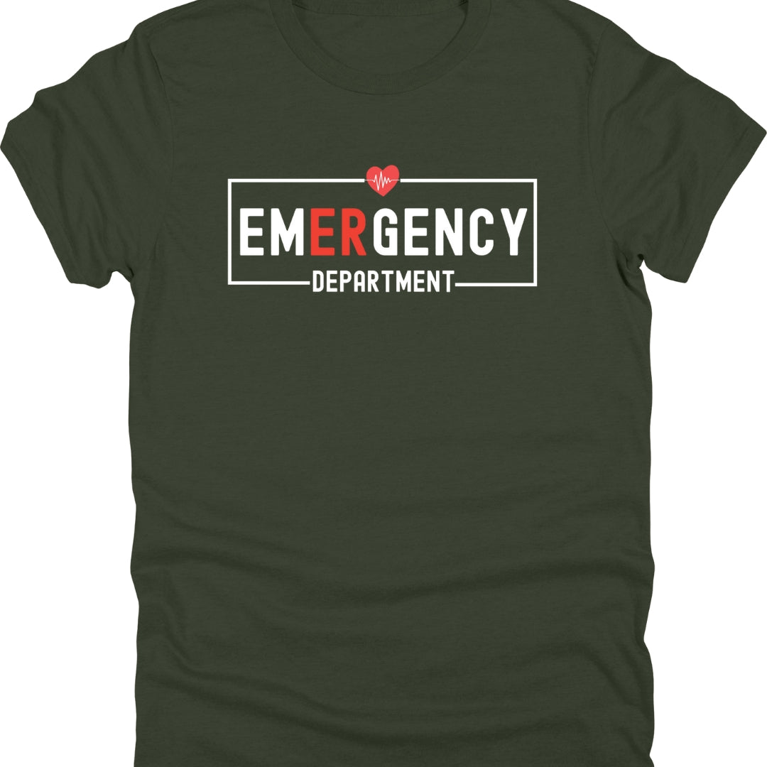 Emergency Department T-Shirt – ER Nurse Apparel