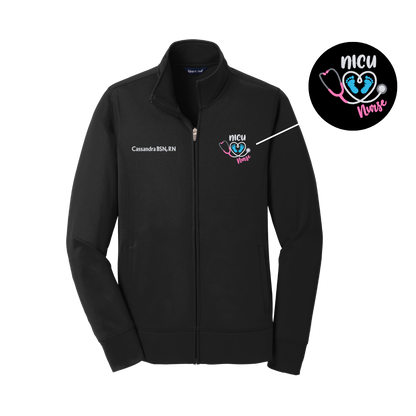 NICU Nurse Full Zip Jacket - Personalized