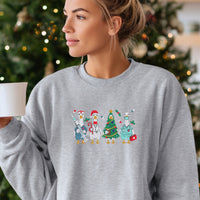 Cozy Nurse Christmas Sweater – Embroidered Goose Nurses Crew