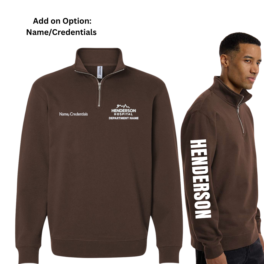 Transport -  Dept. 1/4 Zip Pullover- Henderson Hospital