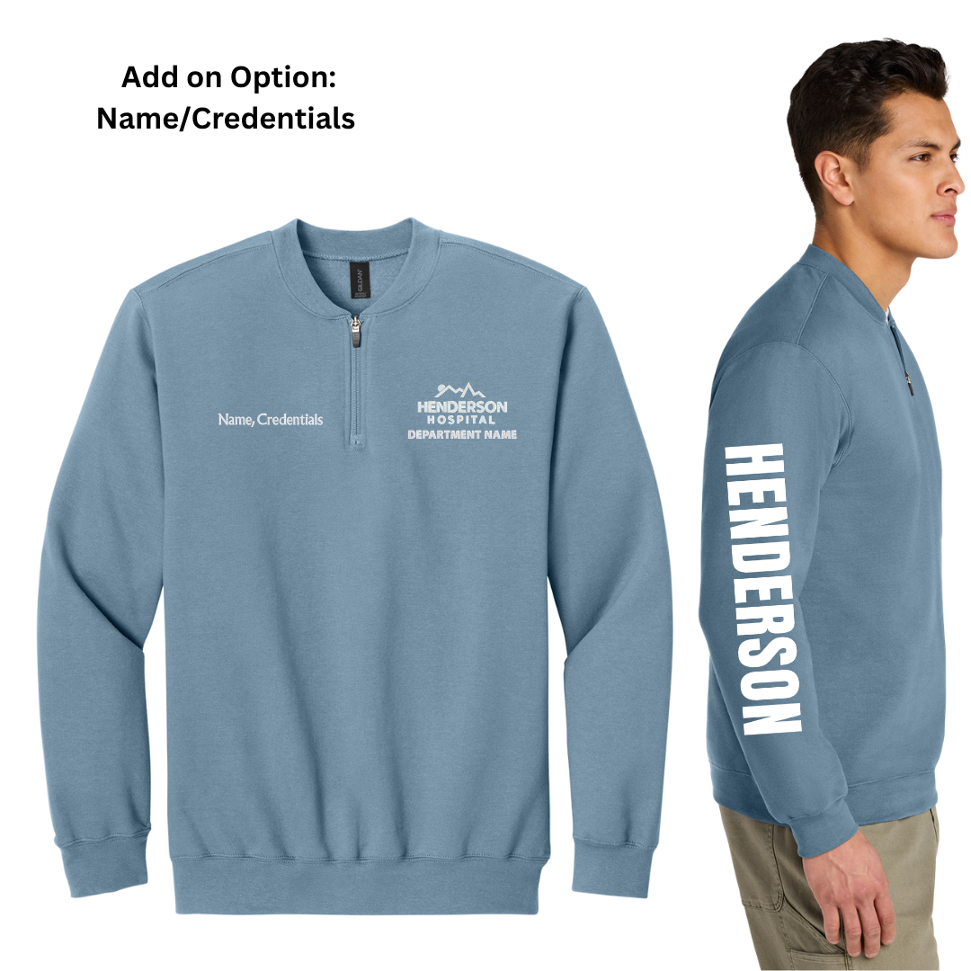 Surgical Service/Specials/CATH Lab/Labor & Delivery Dept. 1/4 Zip Pullover - Henderson Hospital