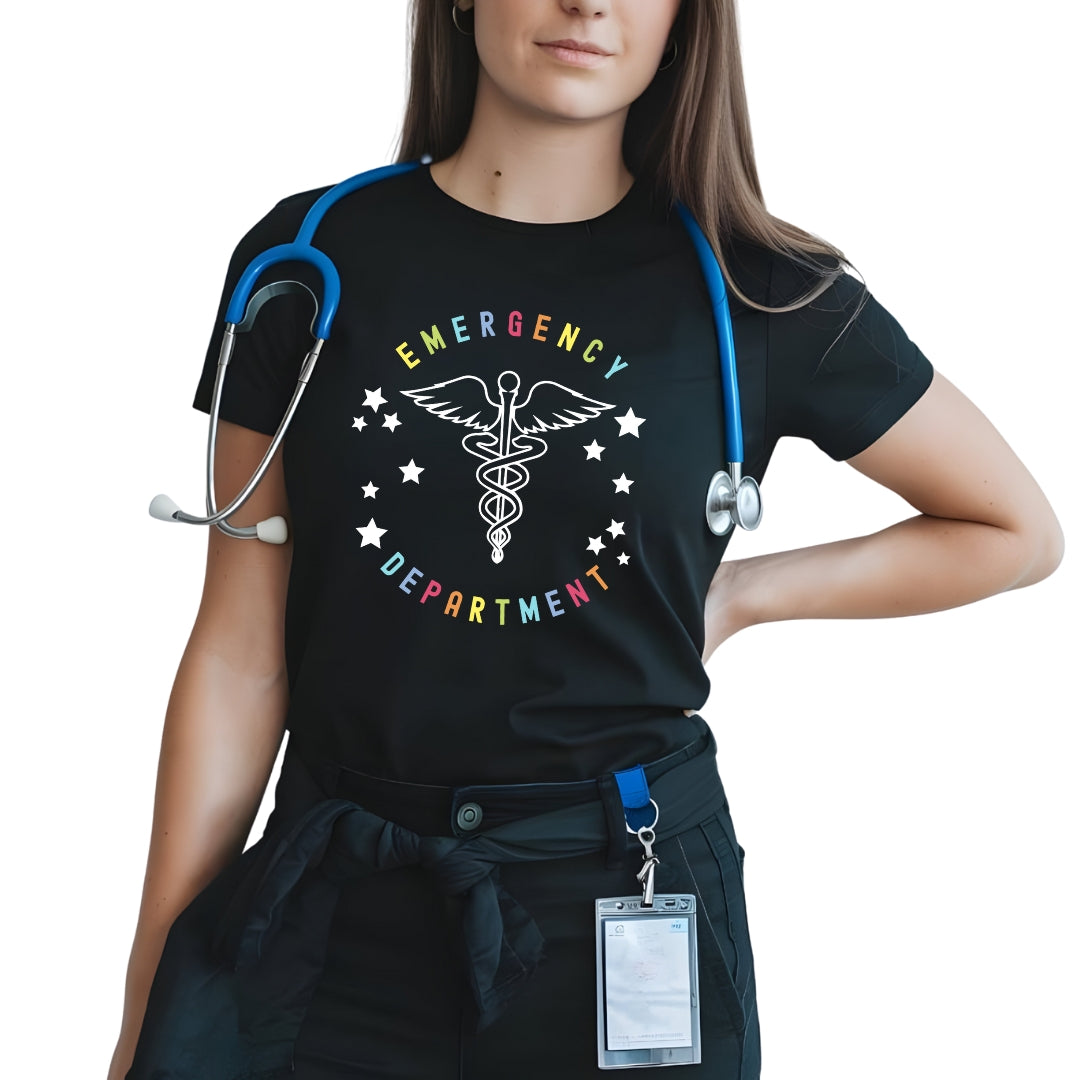 Emergency Department Logo T-Shirt – ER Nurse Tee