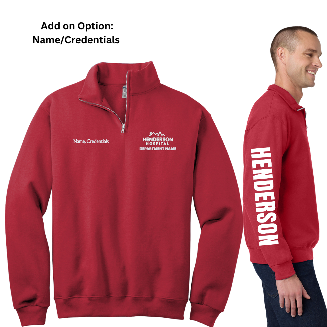 Radiology -  Dept. 1/4 Zip Pullover - Henderson Hospital