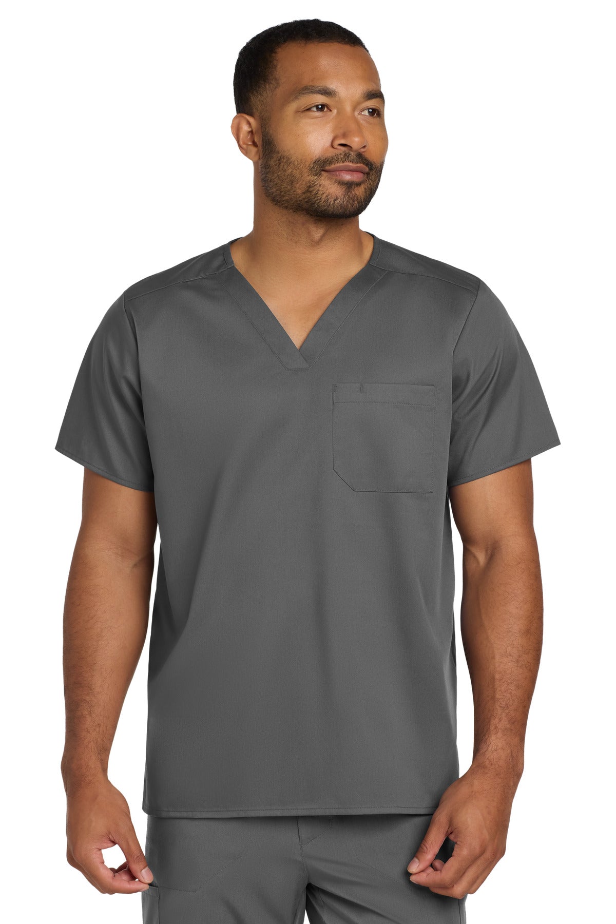 Wink ®  Unisex WorkFlex Chest Pocket V-Neck Top WW3160